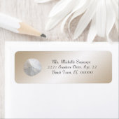 Dollar de sable photo sur Étiquette de retour Brow (En situation)