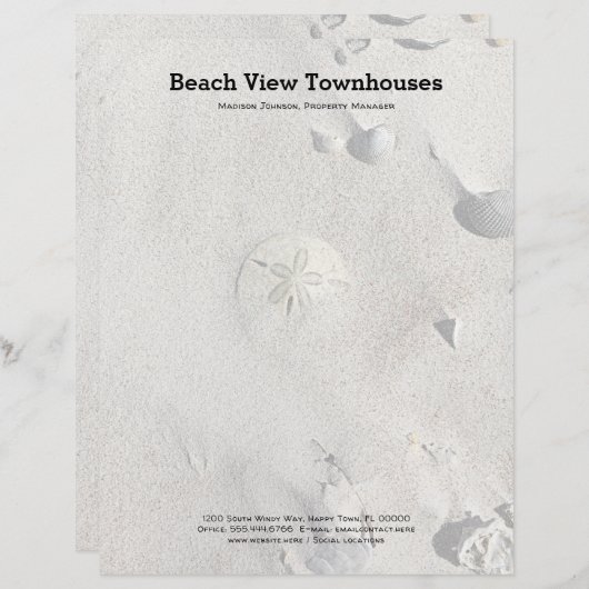 Dollar de sable sur papier en-tête du bureau de pl (Devant / Derrière)