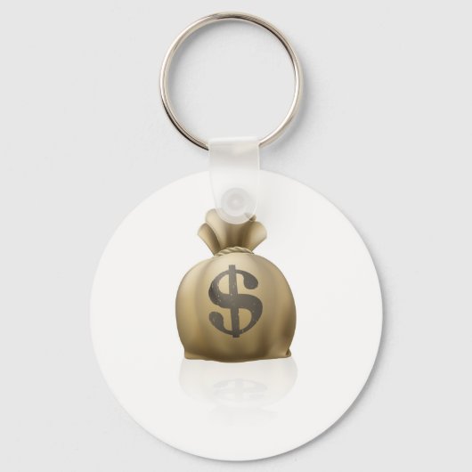 Dollar-geldzak Sleutelhanger (Voorkant)
