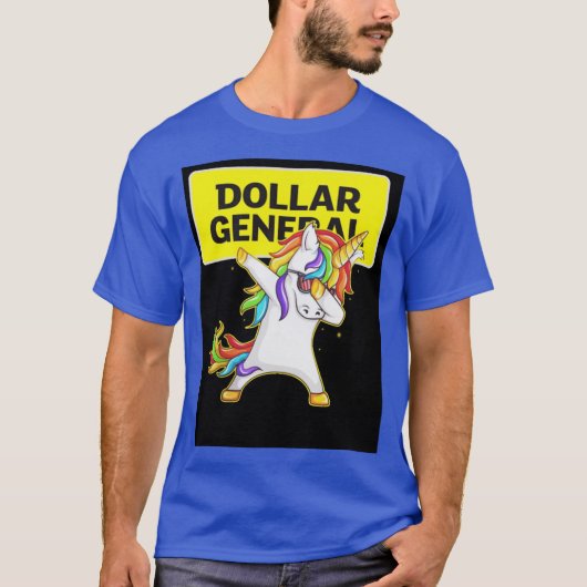 Dollar General Dollar General Eenhoorn Dabbing Uni T-shirt (Voorkant)
