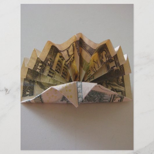 Dollar Origami Turkey Flyer (Voorkant)