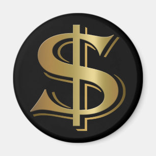 Dollar Sign Magnet Magneet