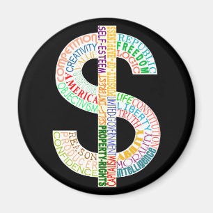 Dollar Sign Magnet Magneet