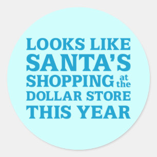 Dollar Store Ronde Sticker