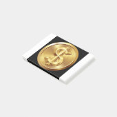 Dollar-teken Post-it® Notes (Schuin)