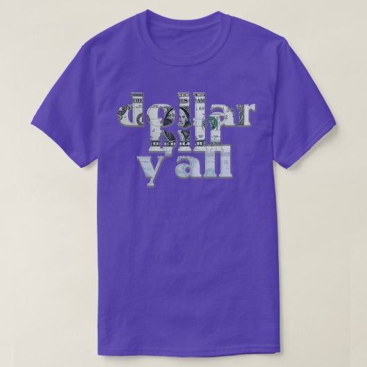dollarbiljet t-shirt (Design voorkant)