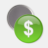 dollarmagneet magneet (Voorkant / Achterkant)