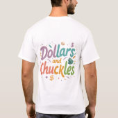 Dollars en grinniken t-shirt (Achterkant)