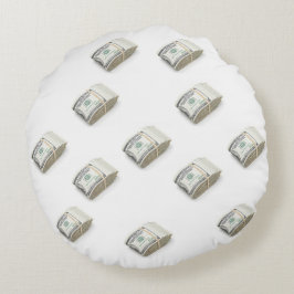 Dollars Rond Kussen