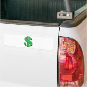 dollarteken bumpersticker (Op Truck)