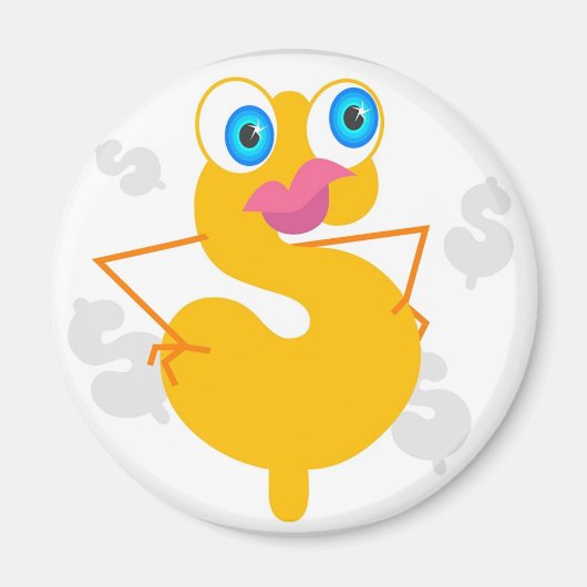 dollarteken magneet (Voorkant)