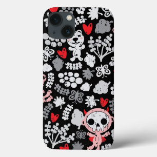 Dolle baby's patroon iPhone 13 hoesje