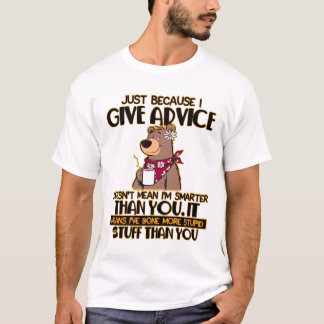 Dolle beren advies t-shirt