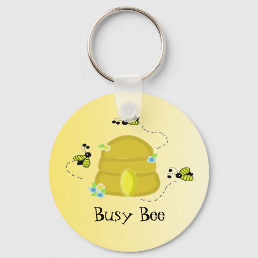 Dolle Bij Sleutelhanger (Voorkant)