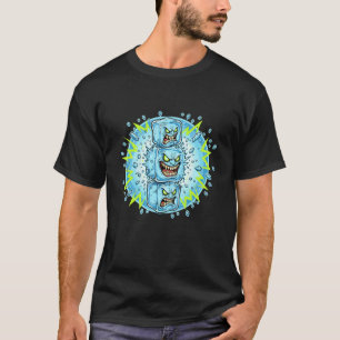 Dolle Boze Ijsblokjes Monster Bevroren Energie T-shirt