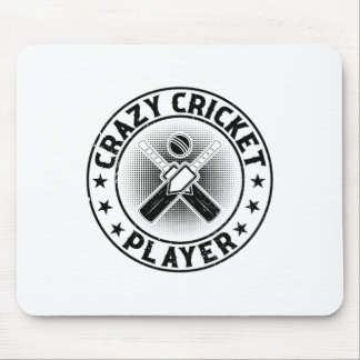 Dolle Cricketspeler - Cricketende Cricketspeler 1 Muismat
