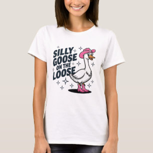 Dolle Ganzen Grappige Eenden: Grappige Watervogel T-shirt
