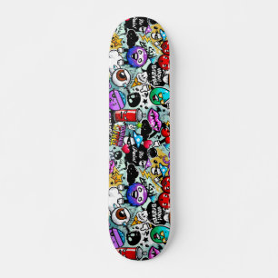 Dolle Groenten en Fruit Graffiti Skateboard