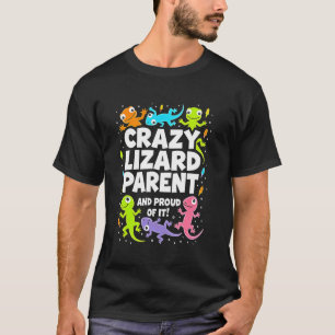 Dolle Hagedis Ouder Grappig Reptiel Gecko Fan T-shirt