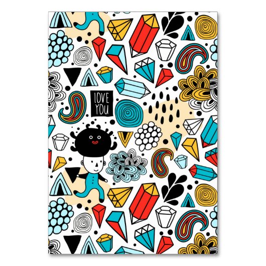 Dolle hoofd kaart (Voorkant)