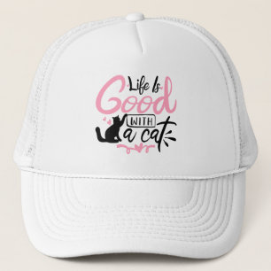Dolle Kat Dame, Schattig Kittens Grappige Kat Trucker Pet