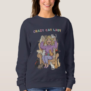 Dolle Kat Dames Fun Sweatshirt