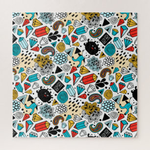 Dolle kop legpuzzel