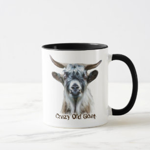 Dolle Oude Geitenboerderij Dieren Humor Mok