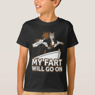 Dolle Parodie Zal Alpha Humor Wolf Titanic Gaan T-shirt