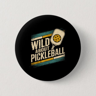 Dolle pickleball grappige pickle bal  ronde button 5,7 cm