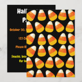 Dolle pret met candy corn kaart (Voorkant / Achterkant)