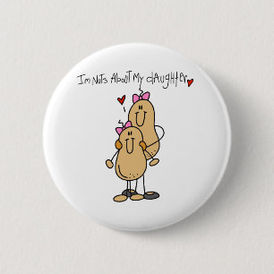 Dolle pret met mijn dochter ronde button 5,7 cm