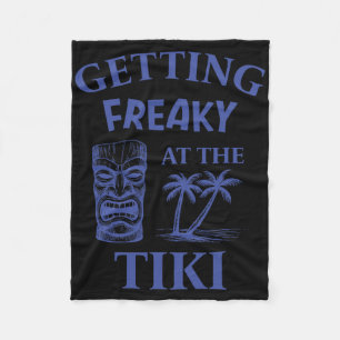 Dolle pret op het Tiki Luau Vakantie Eiland Fu Fleece Deken