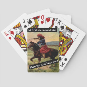 Dolle scheidingscowgirl, eerst miste ze hem nog we pokerkaarten