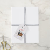 Dolle Slak Sticker Cadeaulabel (Met Touw)