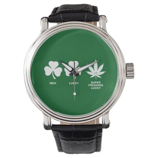 Dolle St. Patrick-feest voor mannen  Horloge (Voorkant)
