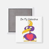 Dolle Vogel Magneet (Voorkant / Achterkant)