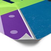 Dolle Wetenschap Verjaardagsfeest Aangepaste Banne Poster (Hoek)