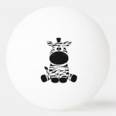 Dolle zebra pingpongballen (Achterkant)