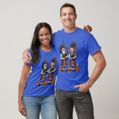 Dollen van de doedelzak bij de Haggis-optocht Burn T-shirt (Unisex)