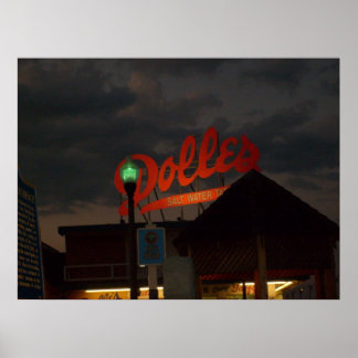 Dolles 's nachts poster