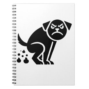 Dollig Grappige Dolle Poepende Hond Notitieboek