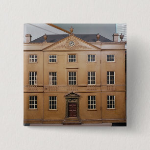 Doll's house, Neo-Classical Adam Style, c.1810 Vierkante Button 5,1 Cm