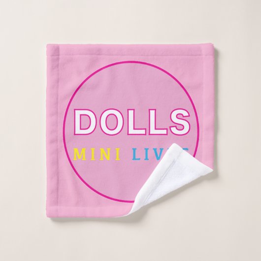 Dolls Mini Lives Officiële Wasdoek Washandje (Wasdoekje)
