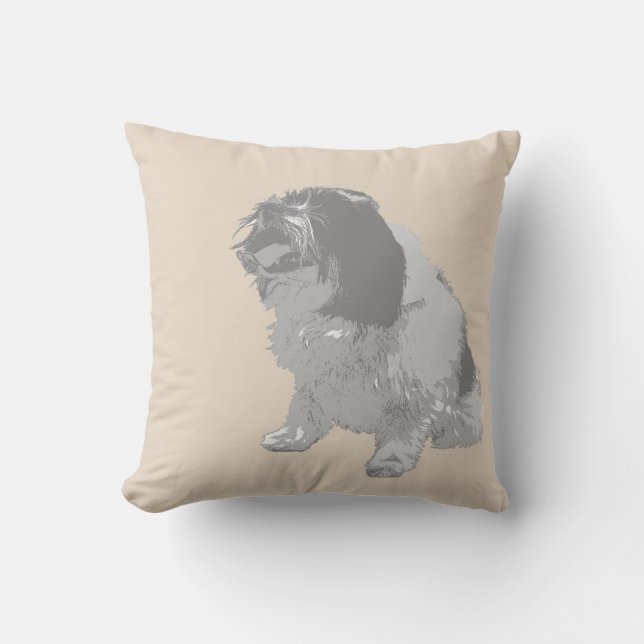 Dolly de hond kussen (Voorkant)