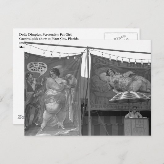 Dolly Dimples, 1939 Briefkaart (Voorkant / Achterkant)