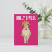 DOLLY DINGLE PAPER DOLL BRIEFKAART (Staand voorkant)