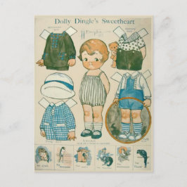 Dolly Dingle's Briefkaart met een dolfijnvriendeli