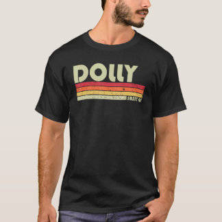 DOLLY Gift Name Persoonlijke Retro  80-90's T-shirt
