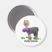 Dolly Llama Magneet (Voorkant / Achterkant)